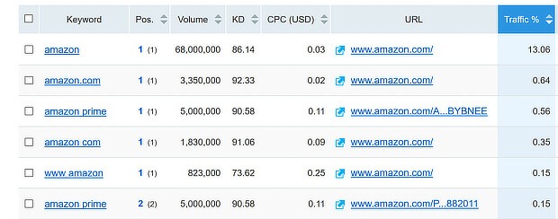 SEO results in search engine rankings