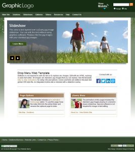 plain website layout